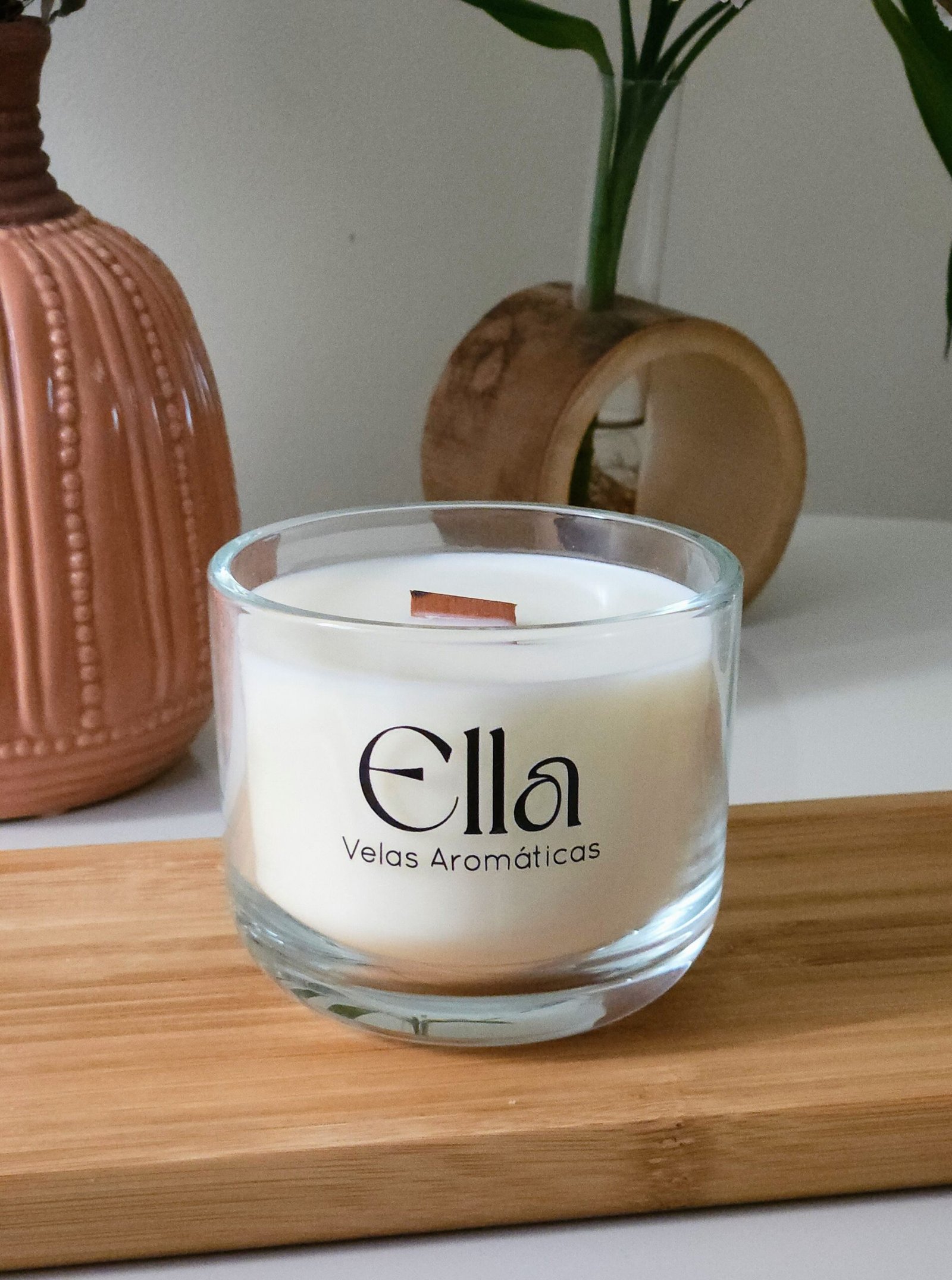 Vela Eva Copo Transparente 2