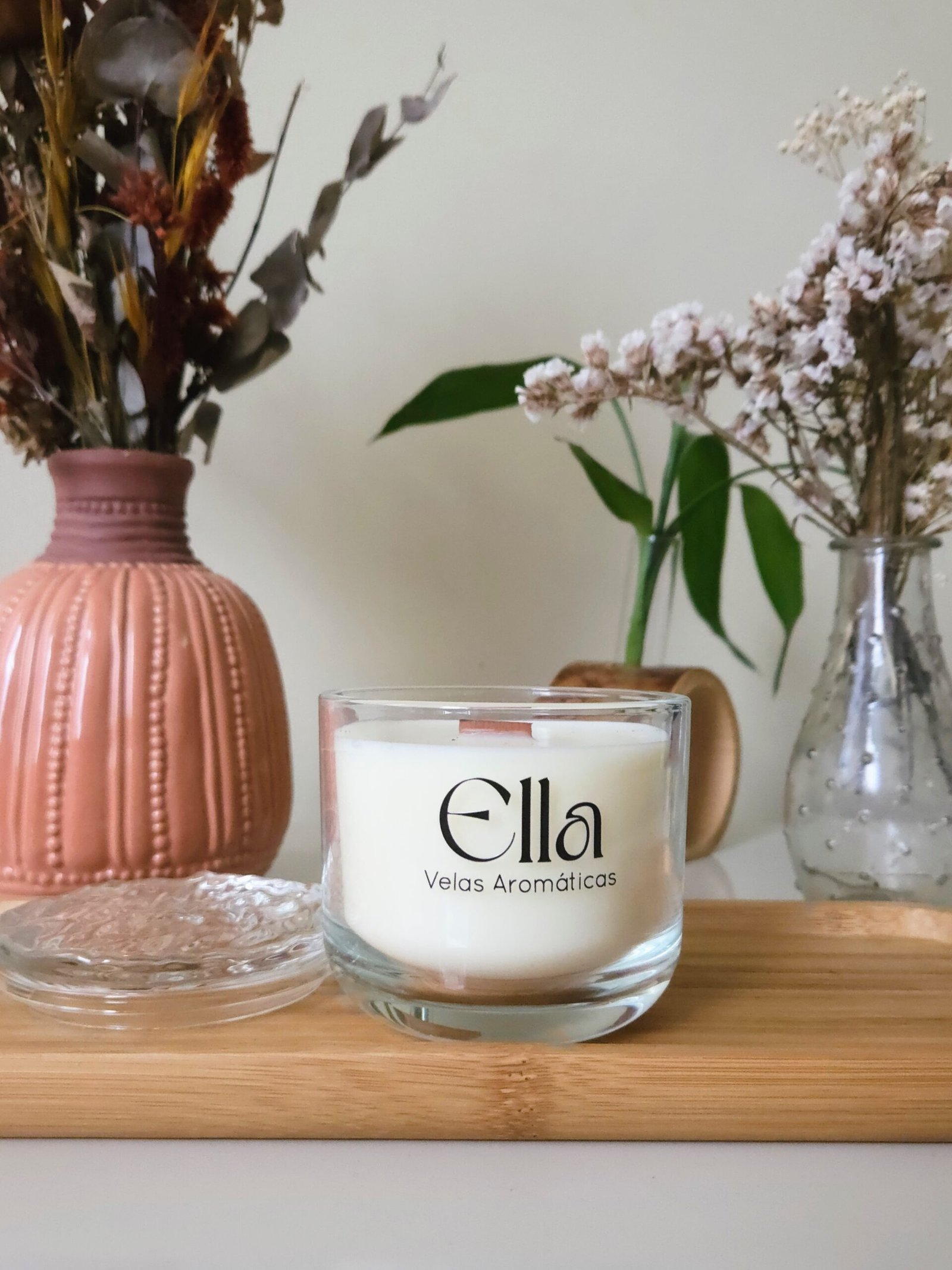 Vela Eva Copo Transparente